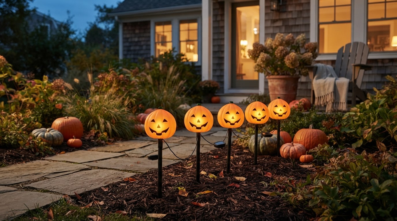 A Review of solar Pumpkin Stake Garden Installations