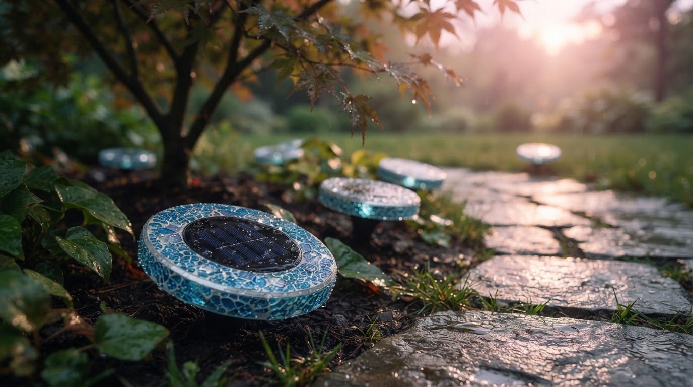 I Left Solar Mosaic Disk Lights Outside for 31 Wet Nights Straight
