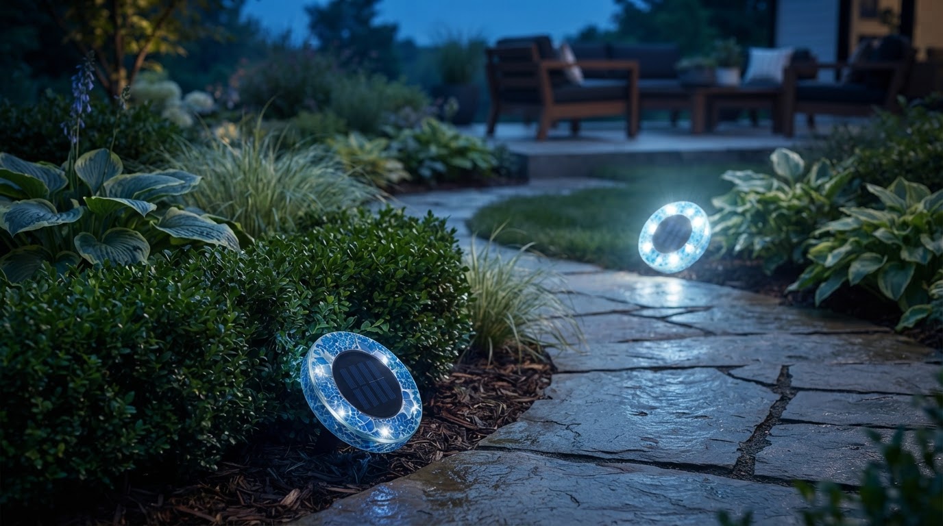 I left mosaic solar disks in the yard for 21 nights