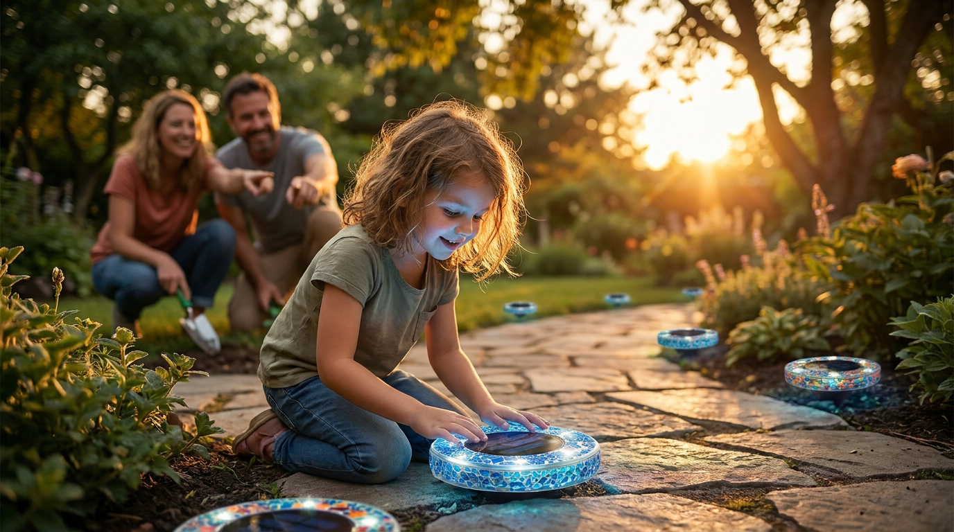 A 4-Step Strategy for Placing Mosaic Ground Solar Lights