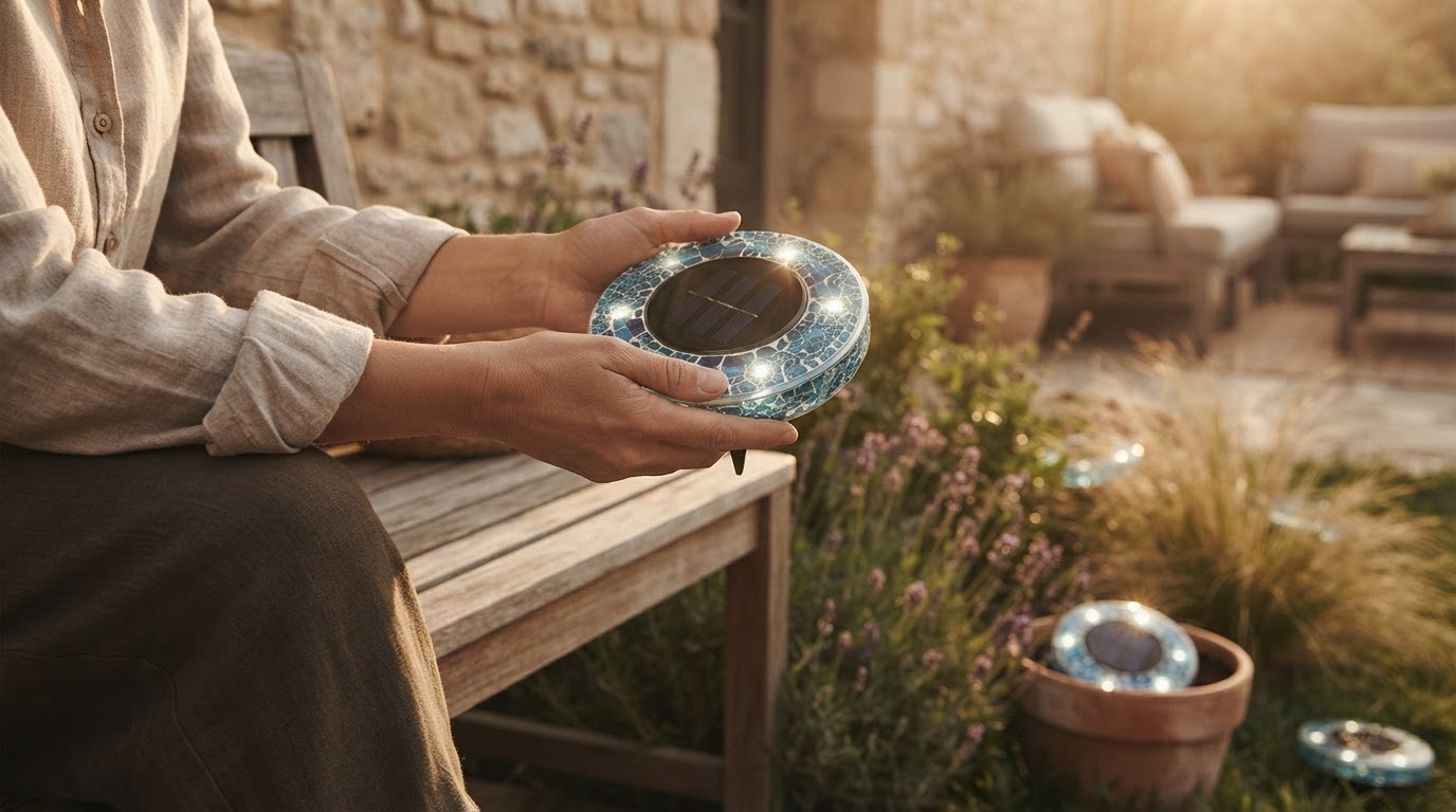 Are Solar Mosaic Disk Lights worth it for outdoor decor?