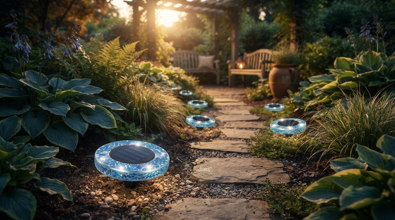 Do Solar Mosaic Disk Lights work in ground settings?