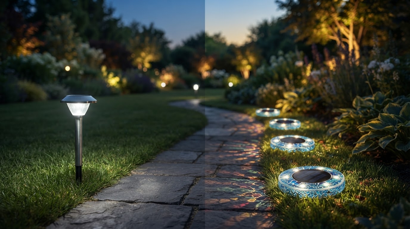 Solar Mosaic Disk Lights Landscape Selection Framework