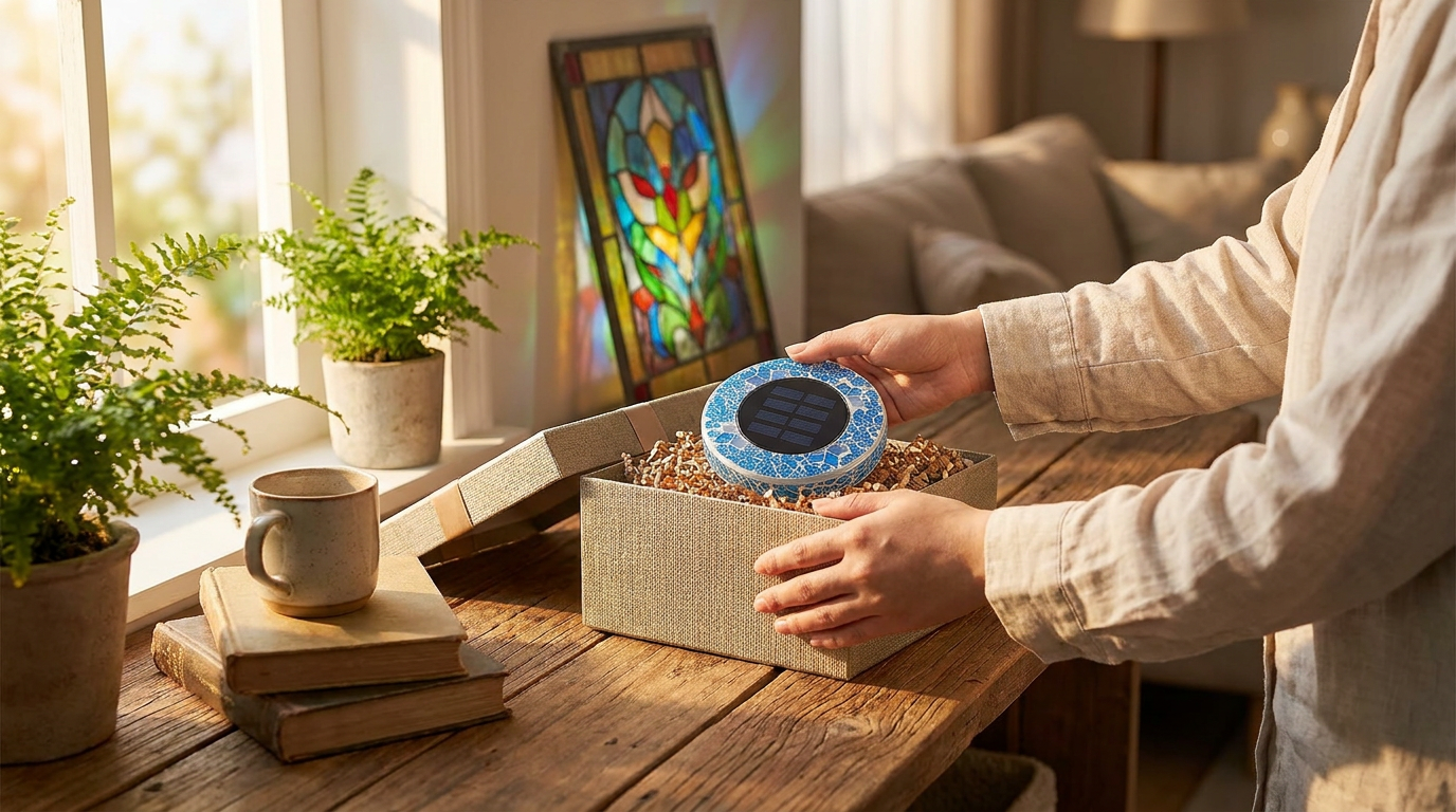 Can Solar Mosaic Disk Lights Replace Stained Glass?