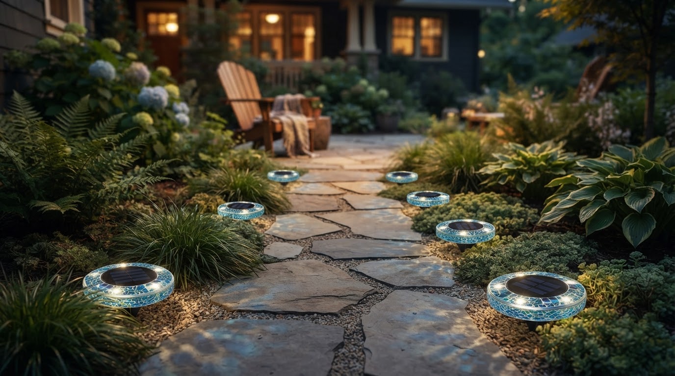 Why Choose Solar Mosaic Disk Lights for Pathways?