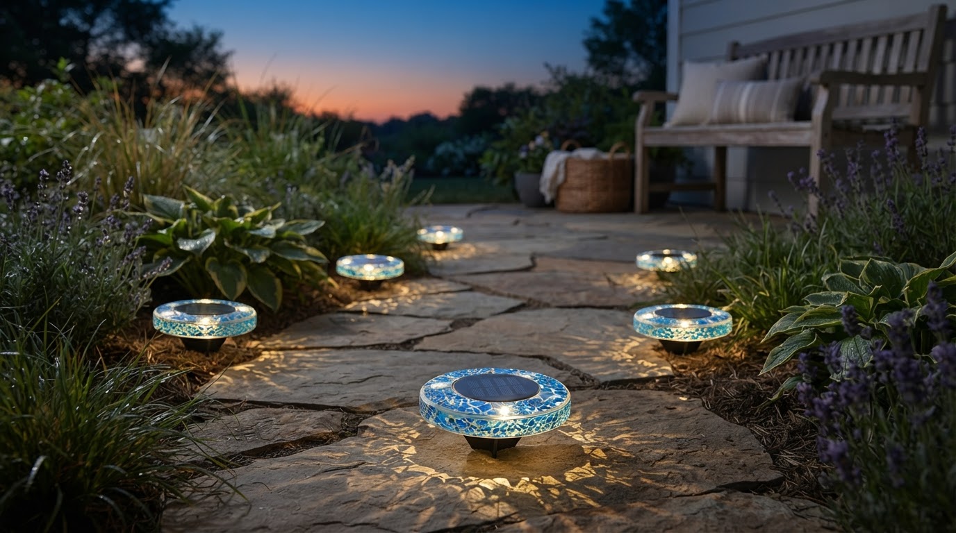 Why Use Solar Mosaic Disk Lights for Outdoor Decor?