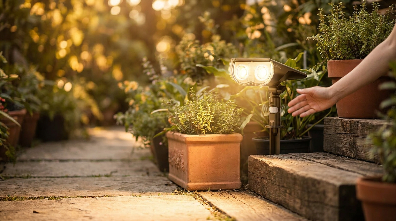 How do Smart Solar Spotlight motion sensors work?