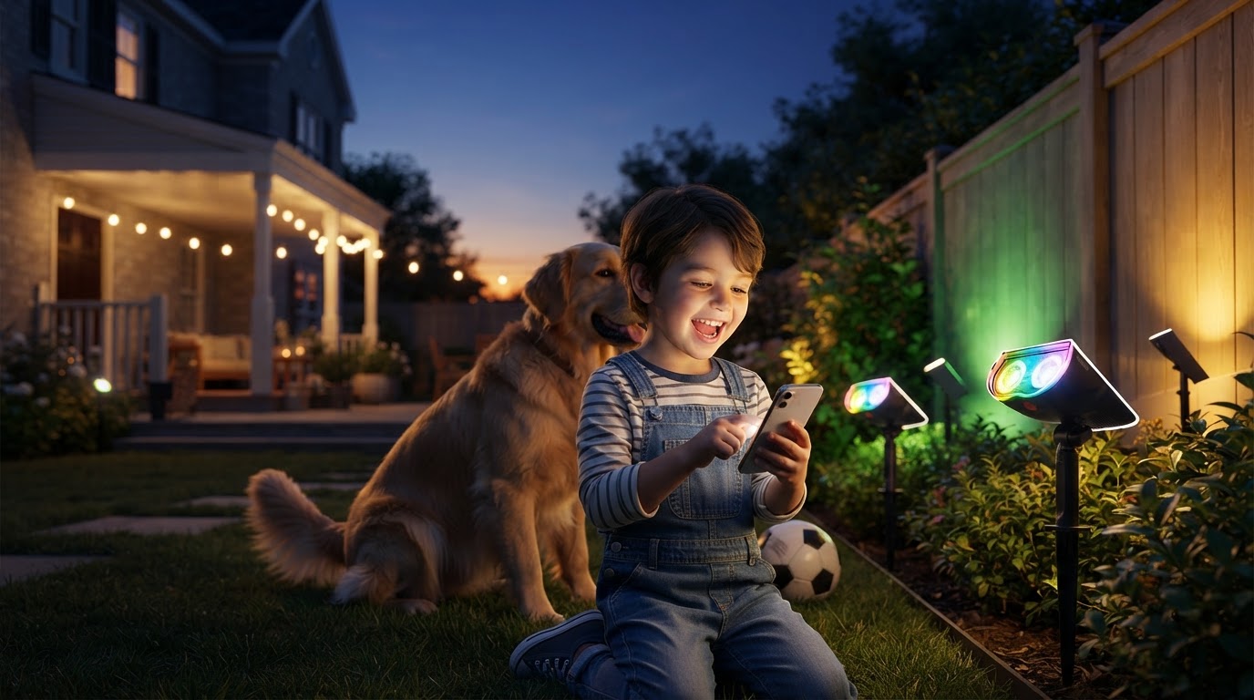 How do I set up Smart Solar Spotlight Bluetooth syncing?