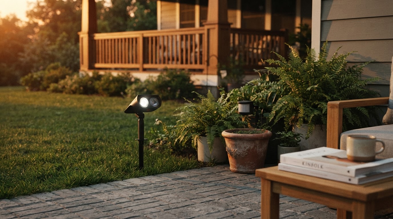 Smart Solar Spotlight Motion Detection Precision
