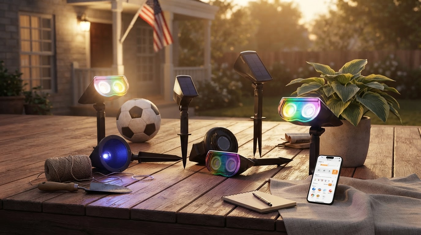 5 Reasons to Upgrade Your Yard Lighting with Smart Solar Spotlights