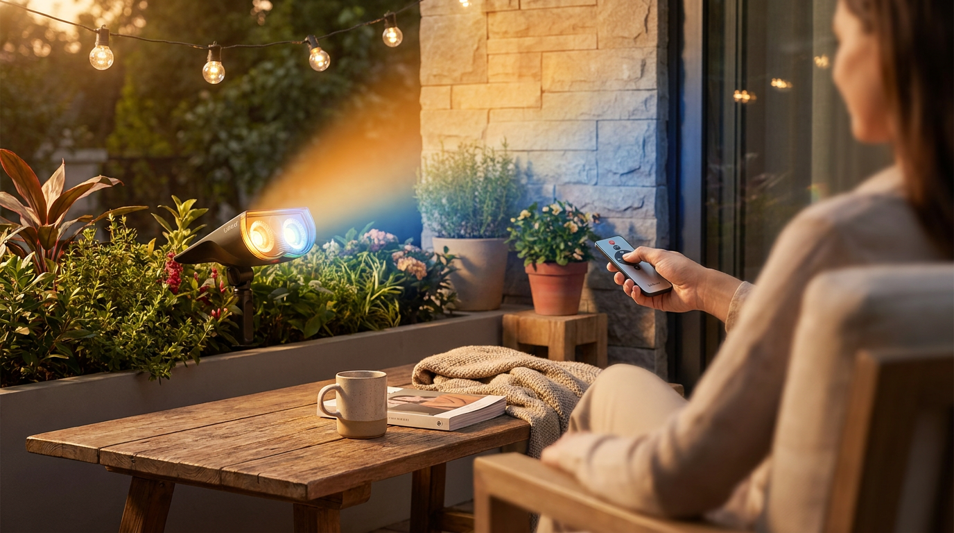 Can I control a Smart Solar Spotlight with a remote?