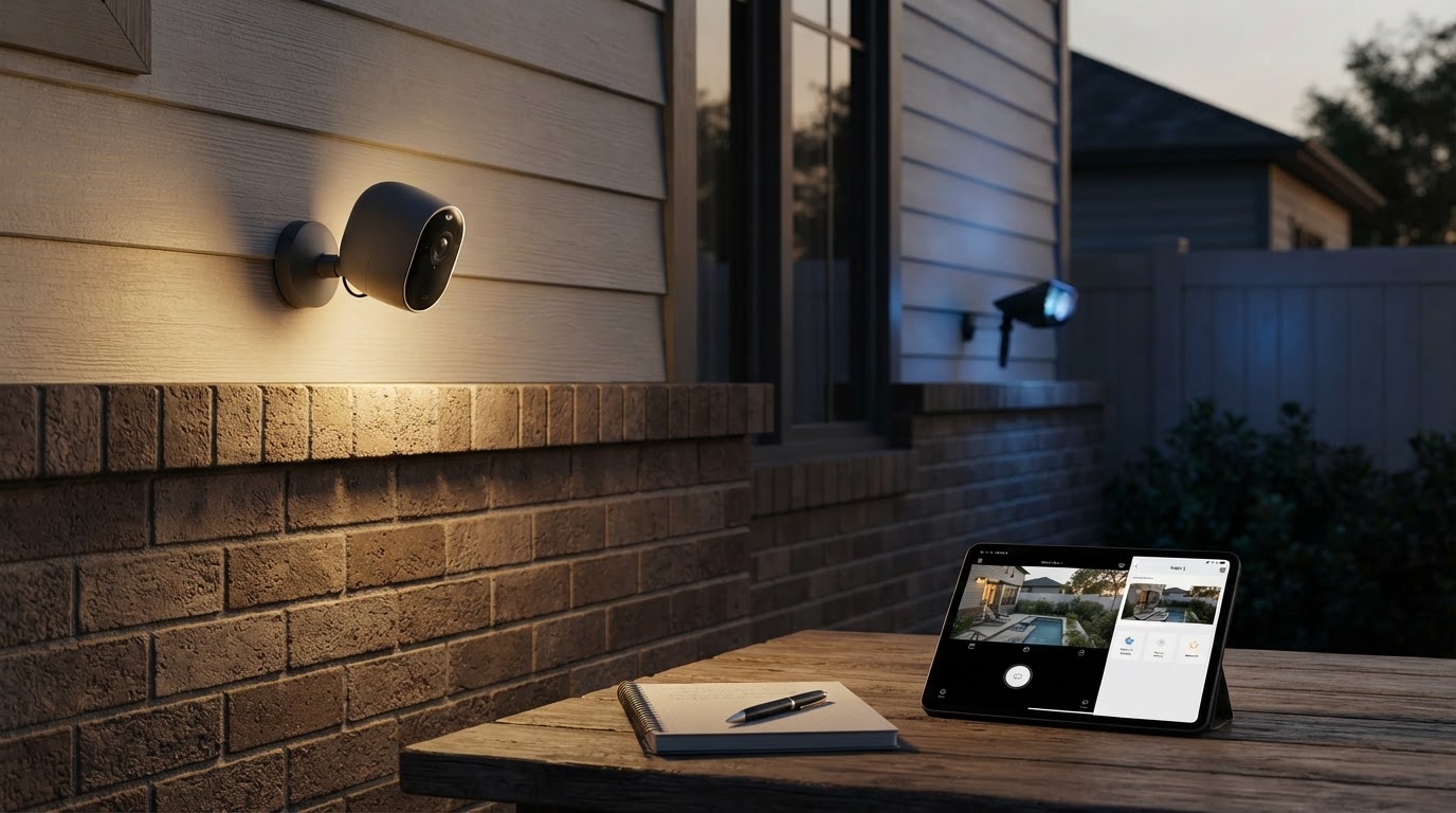 Security Cameras and Solar Spotlight Field Testing