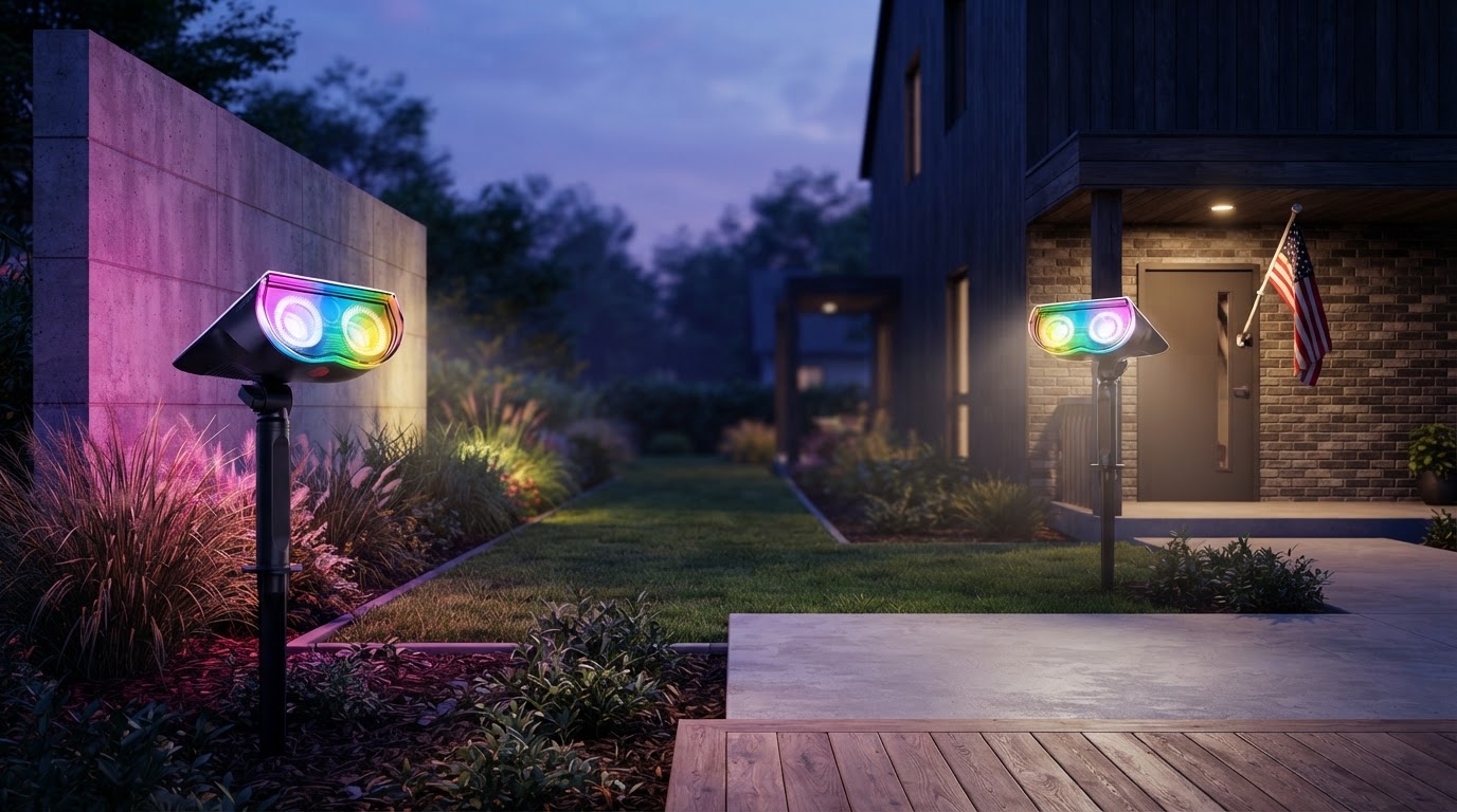 Smart Solar Spotlight Integration for Modern Landscapes