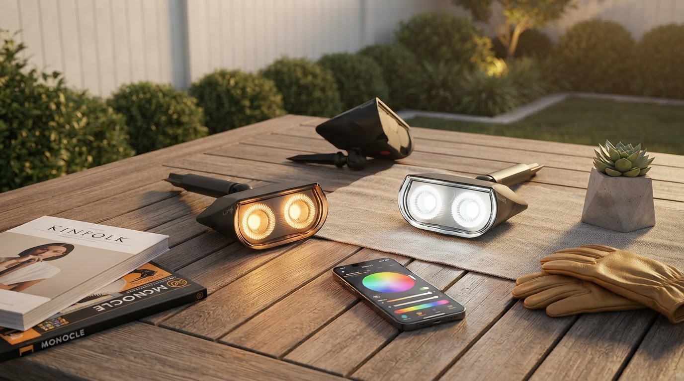 Smart Solar Spotlight App Control for Modern Yards