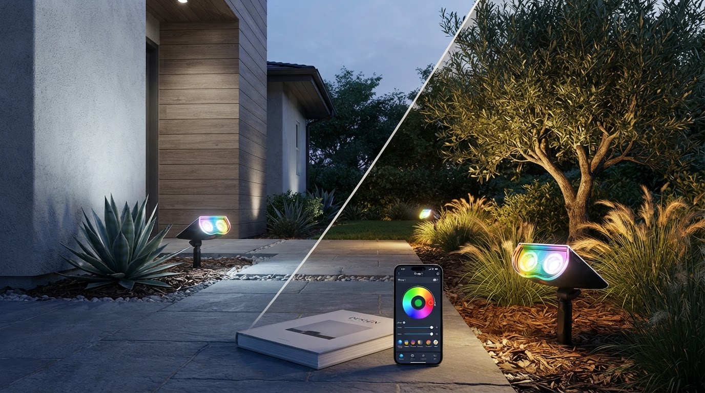 Smart Solar Spotlight Performance in Modern Landscapes