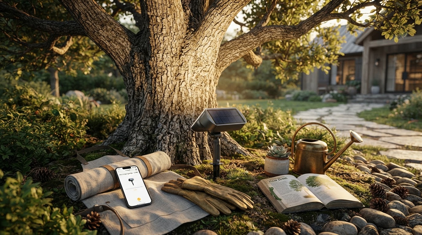 Smart Solar Spotlight Selection for Mature Trees