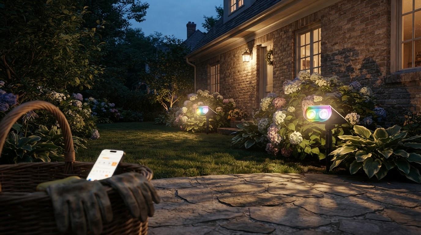 Why choose warm white for Smart Solar Spotlight setups?