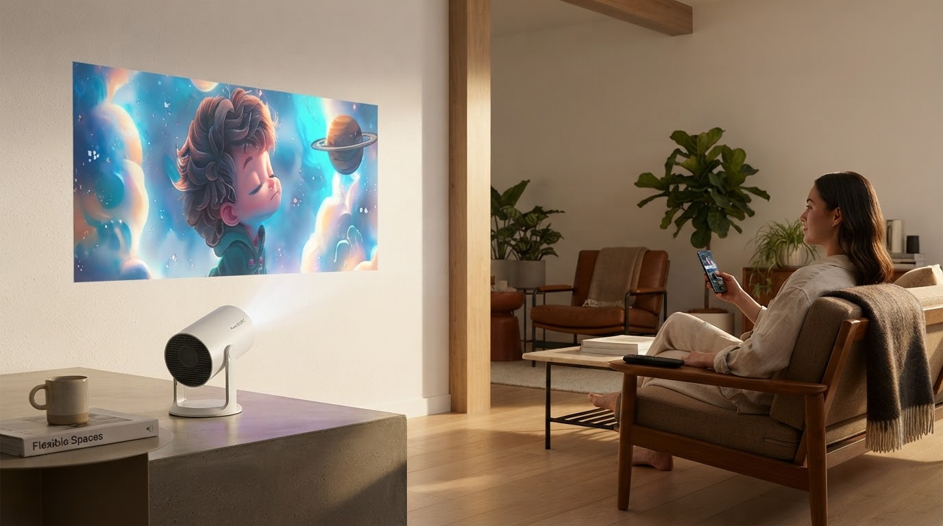 Evaluating the Magic Cubic Projector for Mobile Beam Use