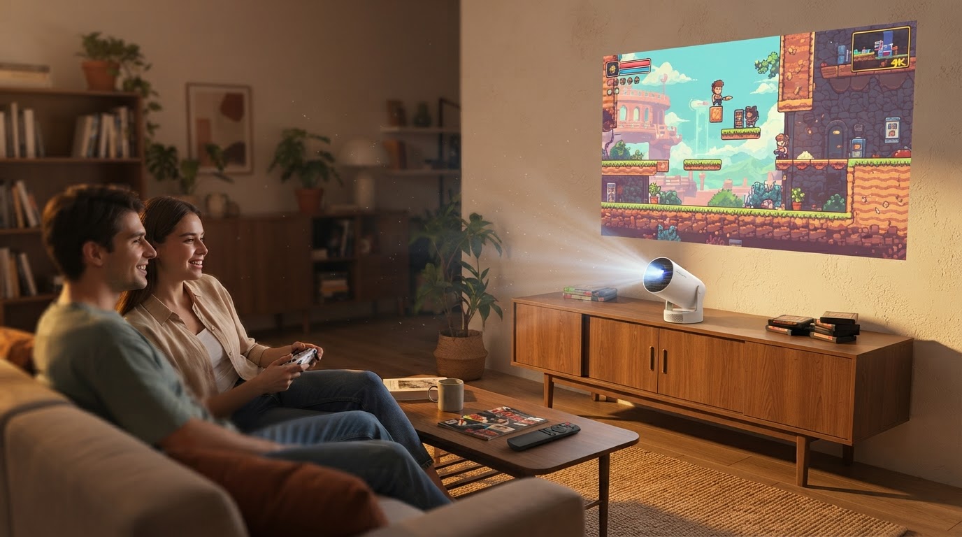 Can a Magic Cubic Projector handle 4K gaming?