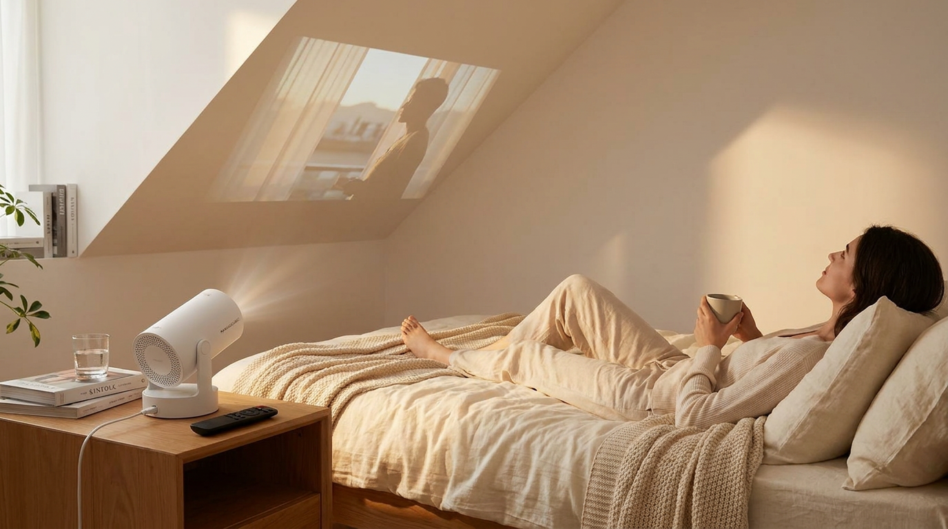 Optimizing the Magic Cubic Projector for Bedroom Use