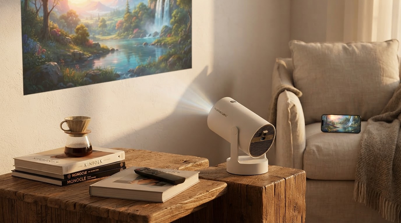 What are the core features of the Magic Cubic Projector?