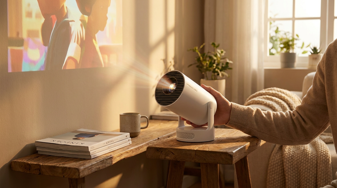 How does the Magic Cubic Projector perform as an HD pocket tool?