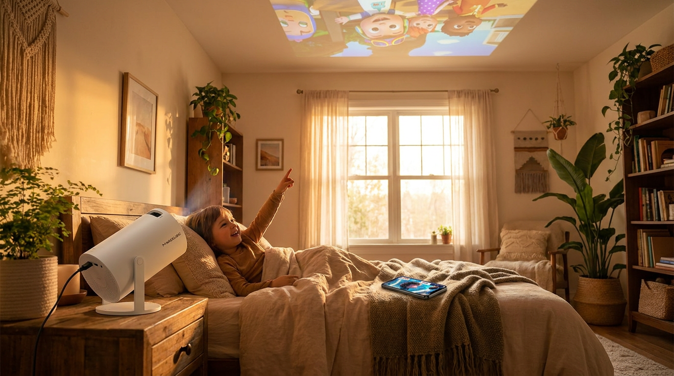 Can I Stream Netflix on the Ceiling with Magic Cubic Projector?