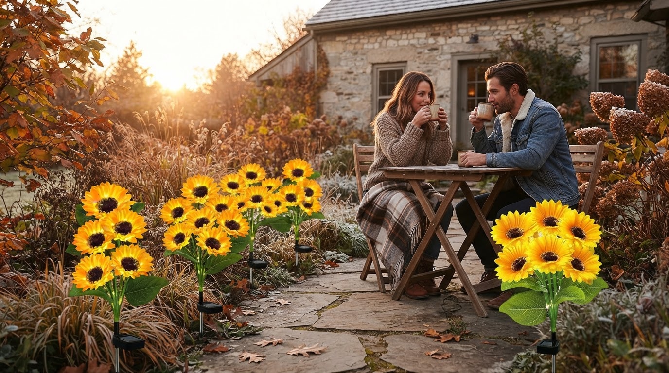 Ahaorigin Deals Meet Sunflower Solar Lights Durability
