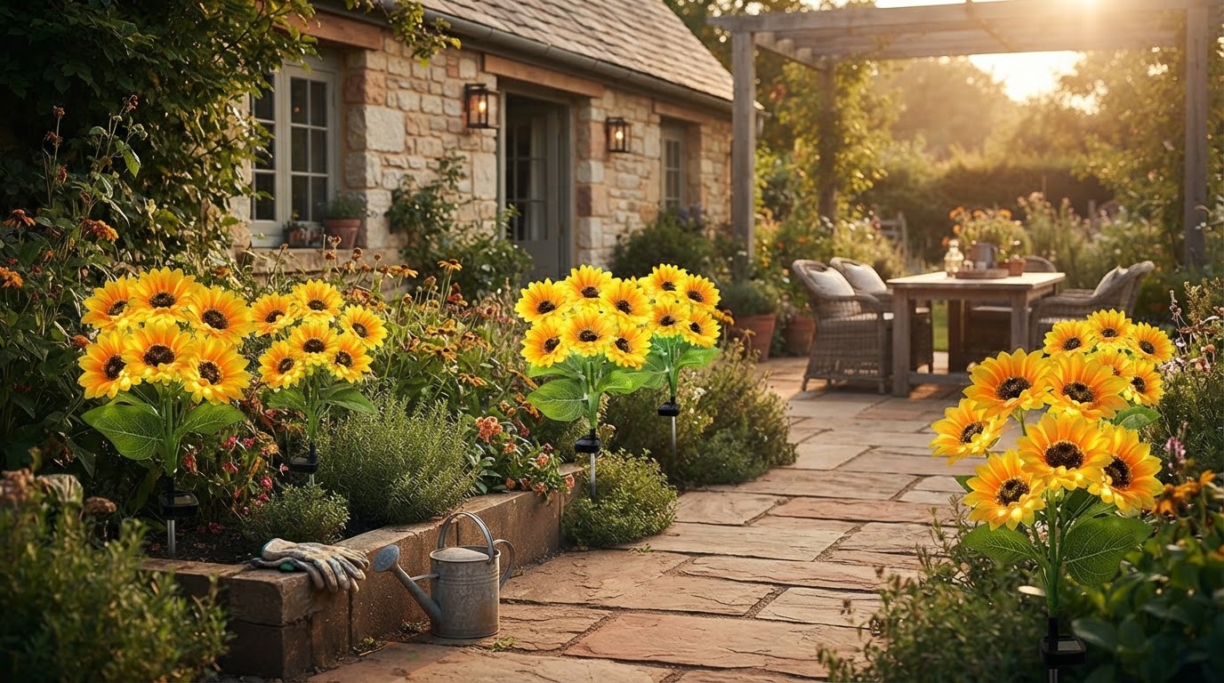 Amazon LETMY Deals Meet Sunflower Solar Lights Quality