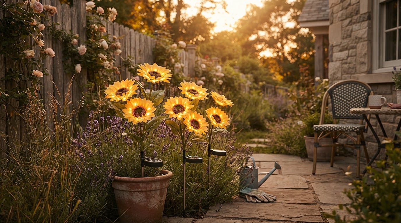 Amazon Price Drop Hits Solar LED Sunflowers This Week