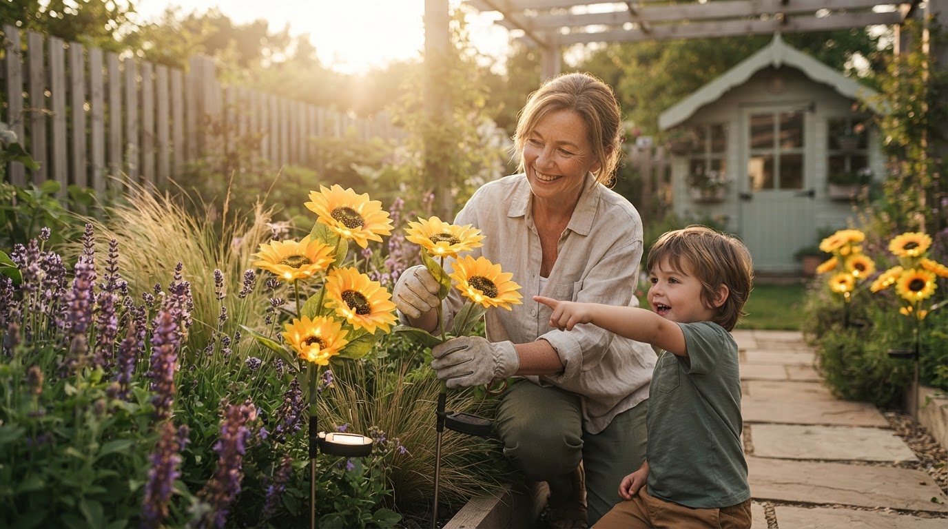Choosing Sunflower Solar Lights Gifts For Mom