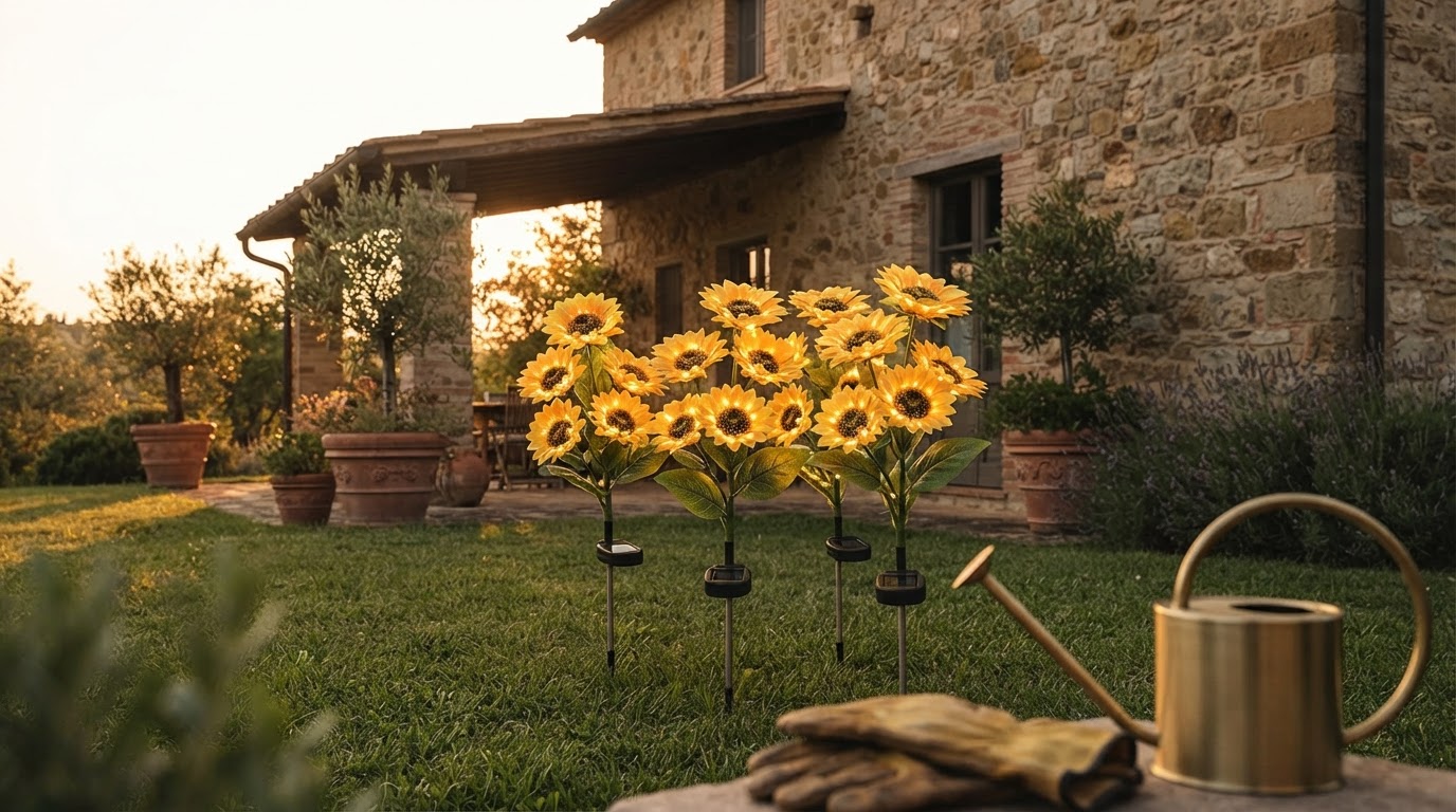 Efficiency Limits of Discount LETMY Solar Sunflower Lights