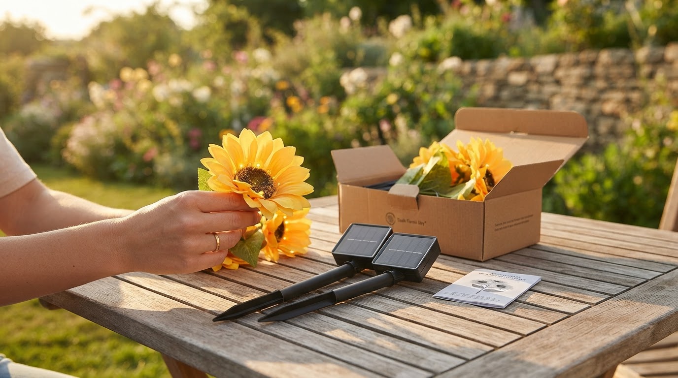 How to Install Solar Floral Lights in Your Backyard Garden