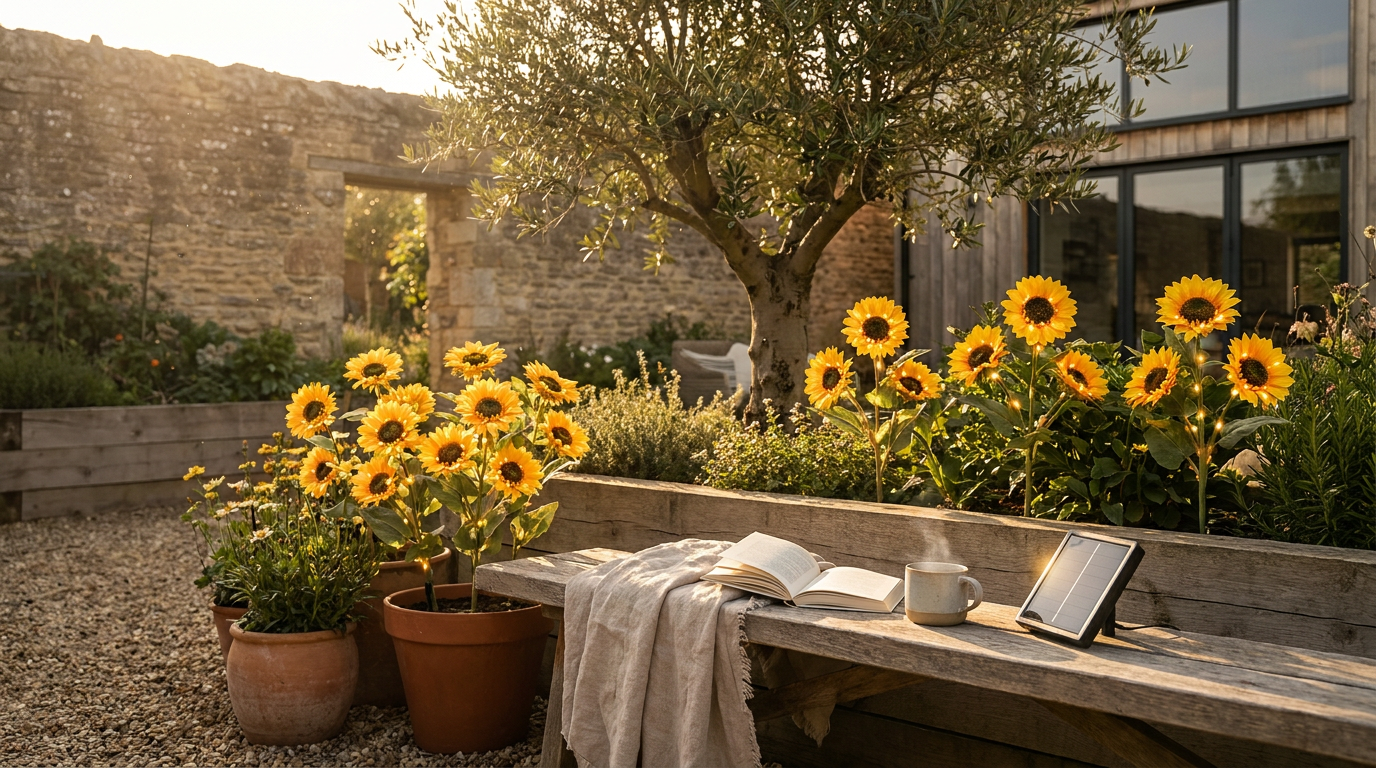 KOOPER Discounts Meet Sunflower Solar Lights Efficiency