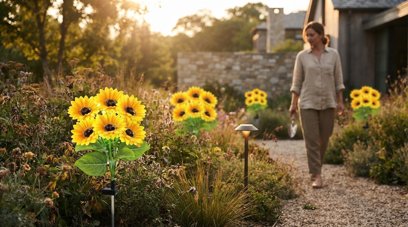 LETMY Solar Sunflower Deal Challenges Sunflower Solar Lights