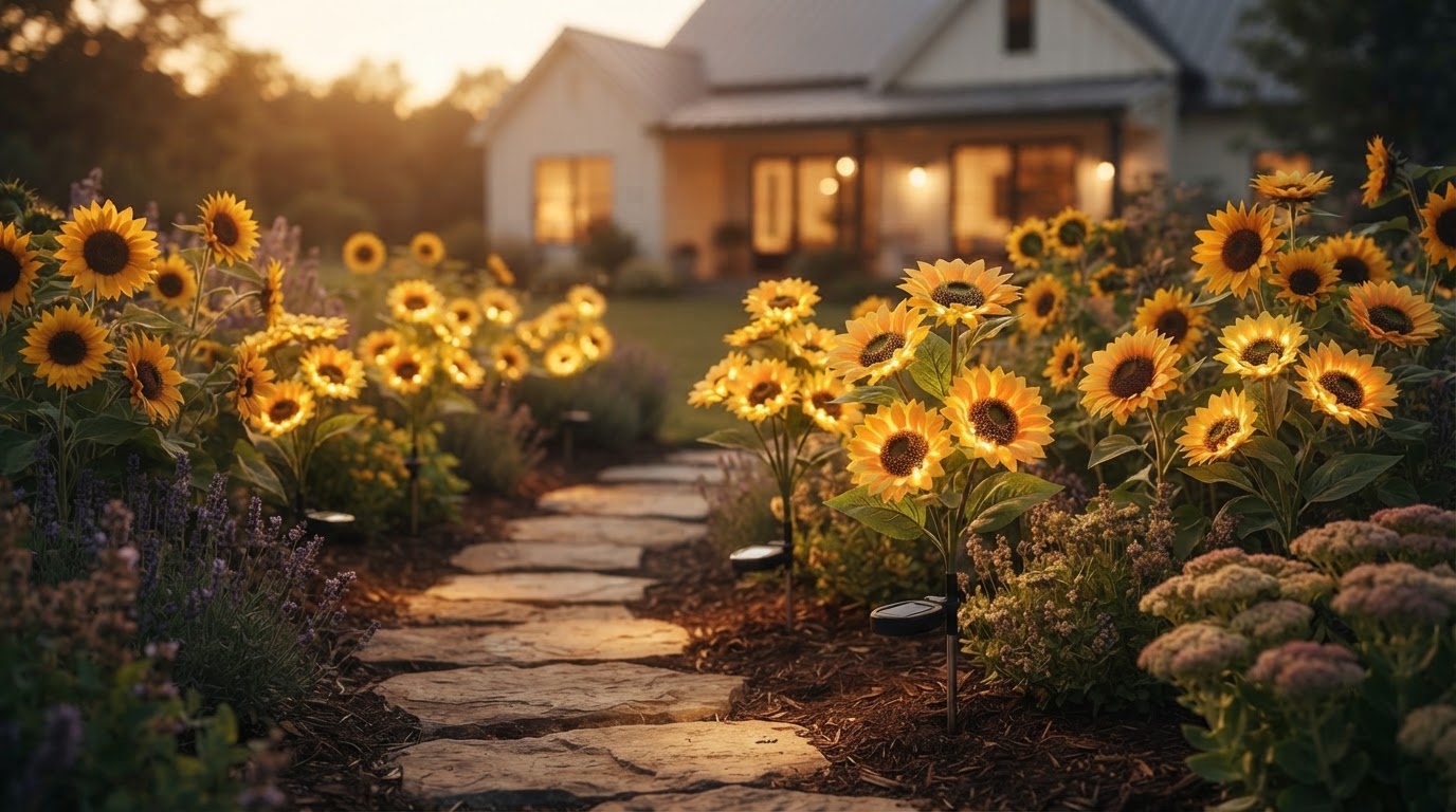 LETMY Solar Sunflower Sale vs Sunflower Solar Lights
