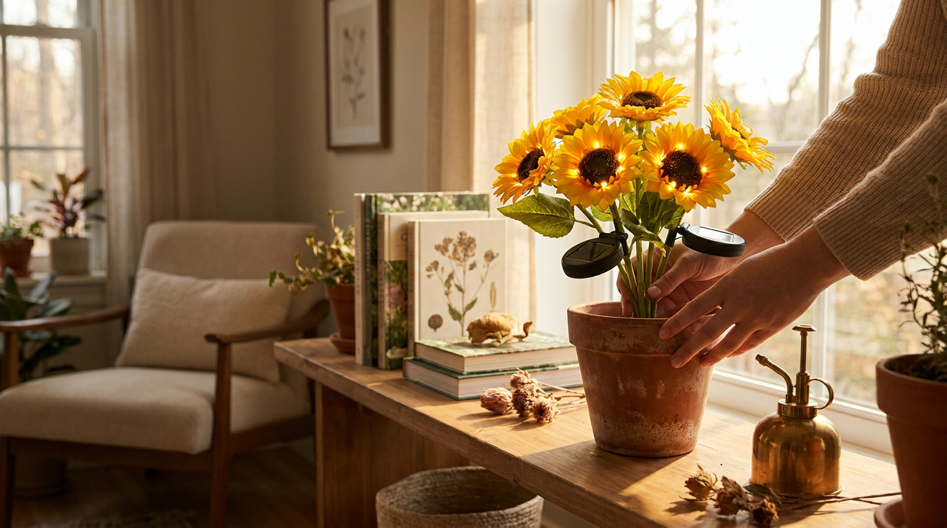 Optimizing Landscapes with Sunflower Solar Lights