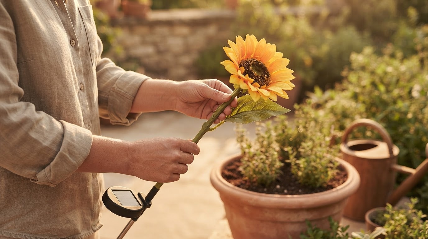 Do Sunflower Solar Lights Look Realistic During the Day?