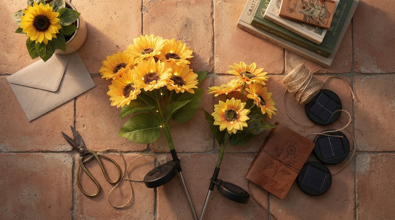 Choosing Realistic Sunflower Solar Lights for Curb Appeal