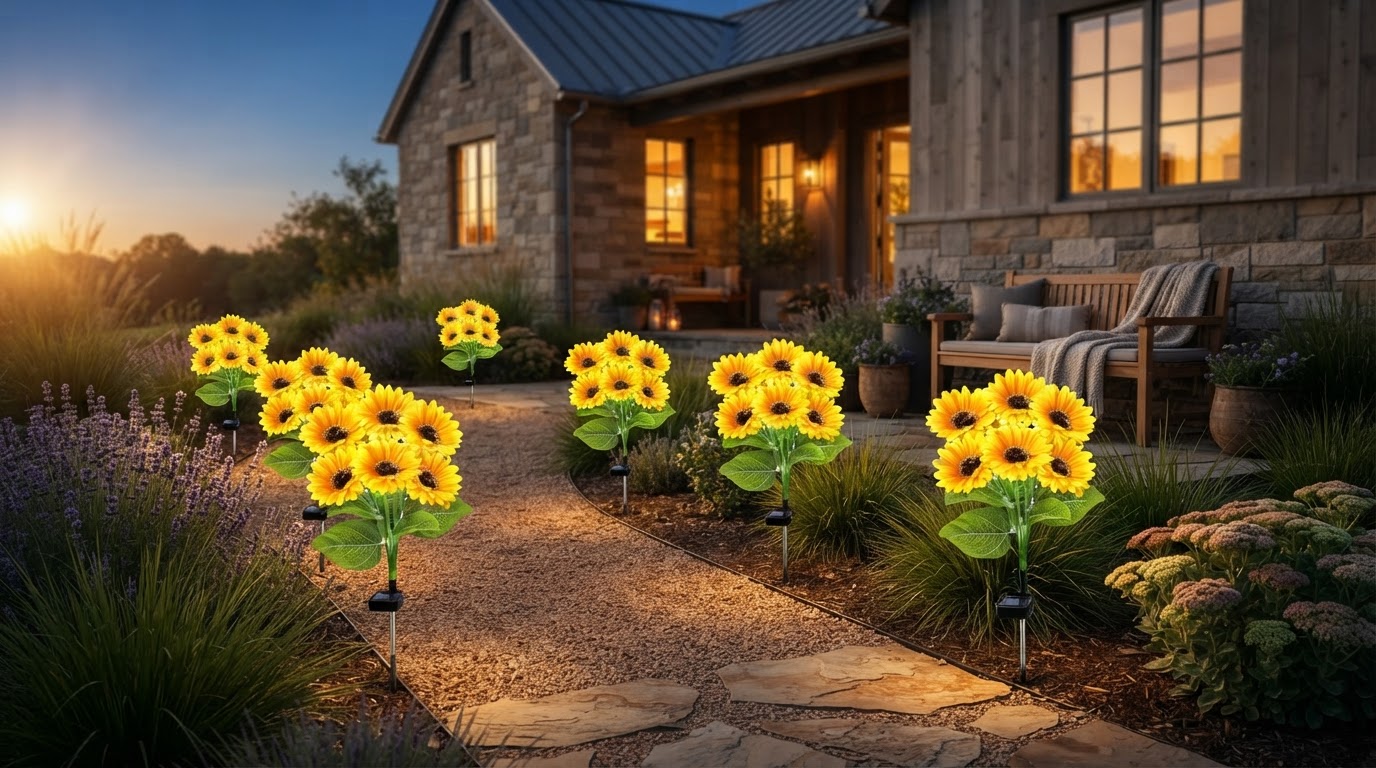 Solar Market Efficiency: Sunflower Solar Lights vs. LETMY