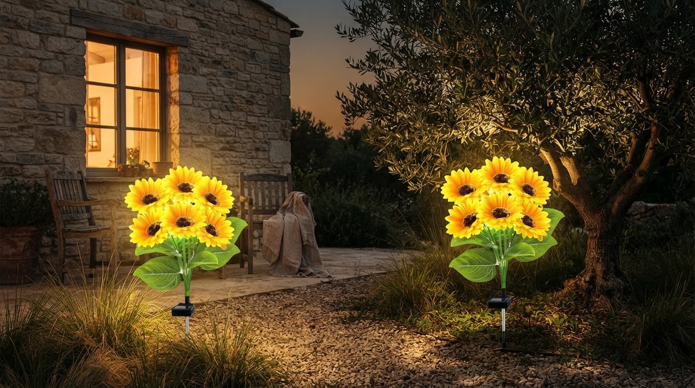 My yard test showed why sunflower solar lights fade after 11 pm