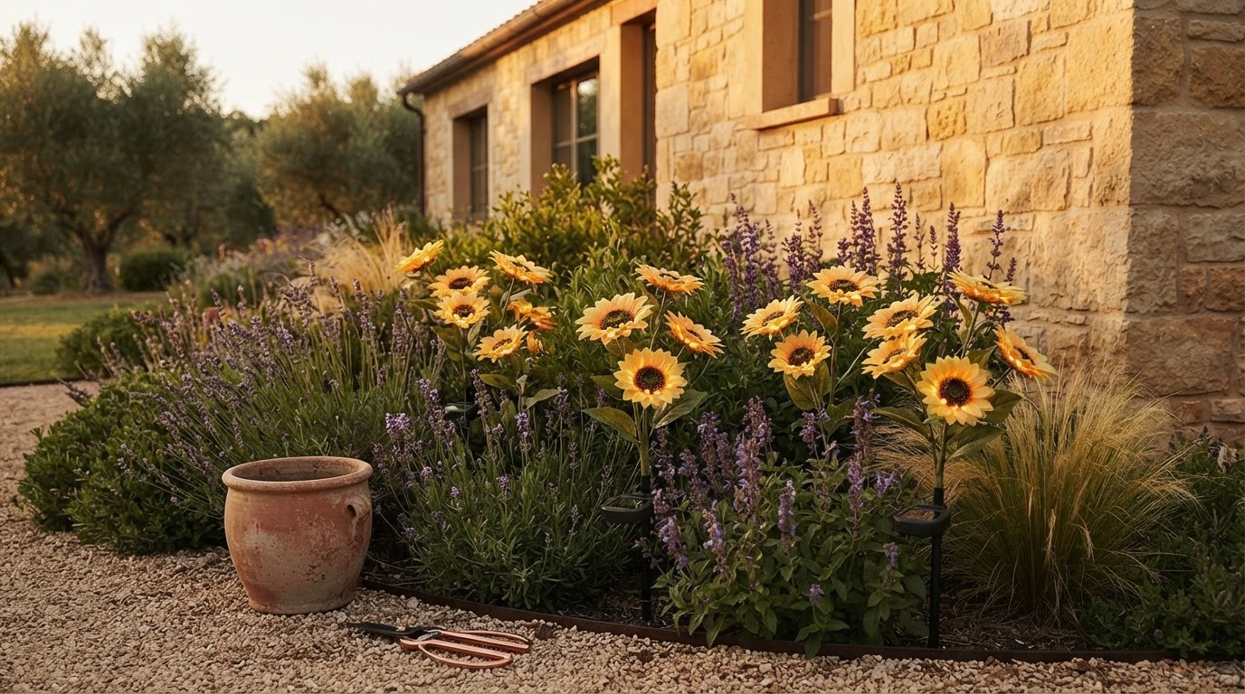 Your Sunflower Solar Lights Are Too Bright for the Garden Bed