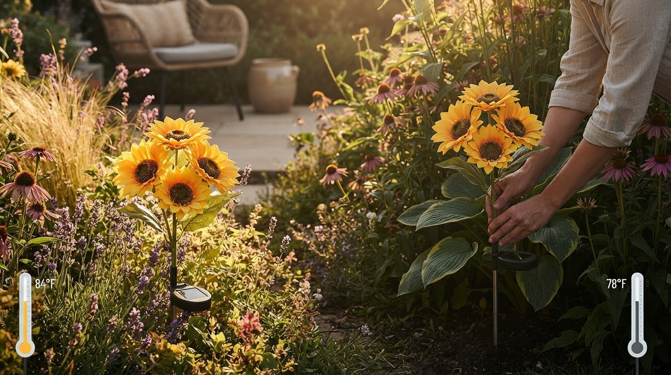 Your Sunflower Solar Lights Are Too Bright for a Better Garden