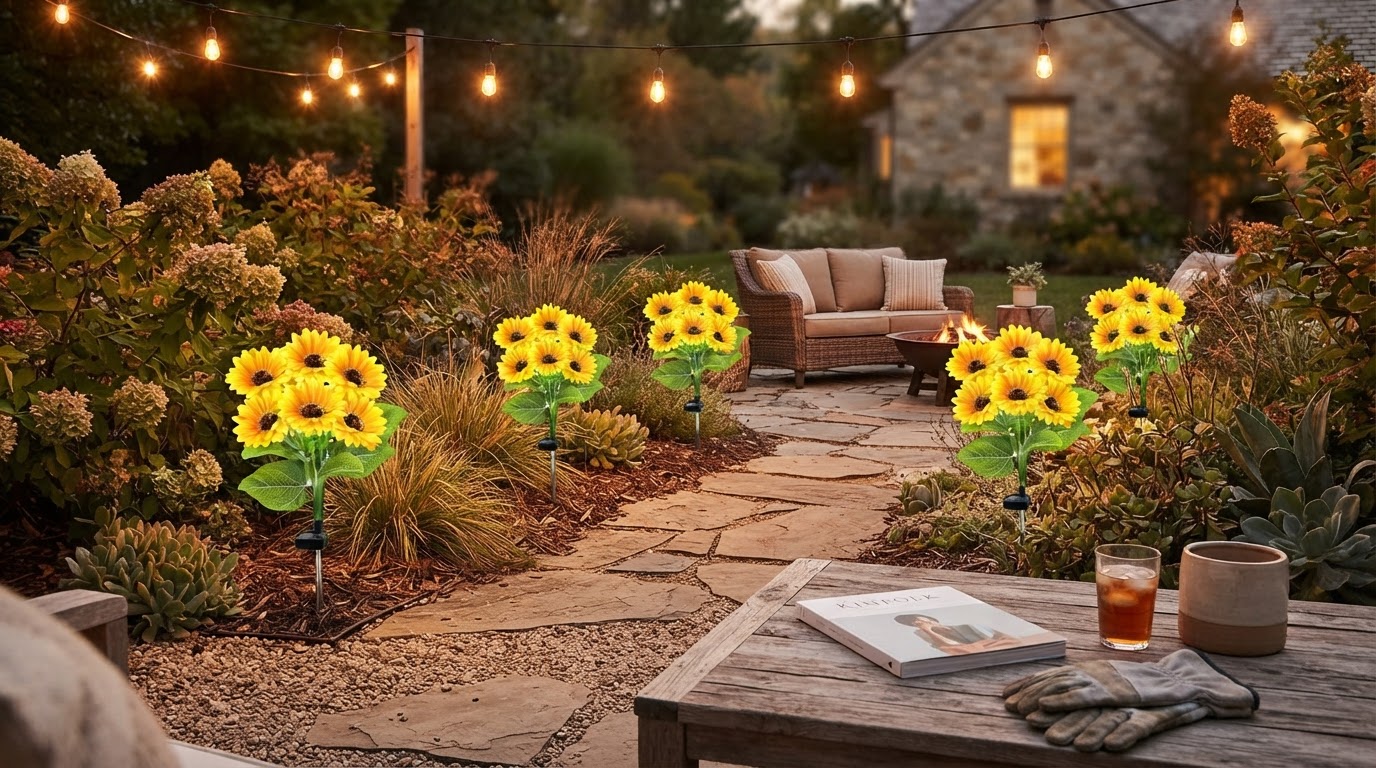 Sunflower Solar Lights Meets the LETMY Amazon Prime Deal