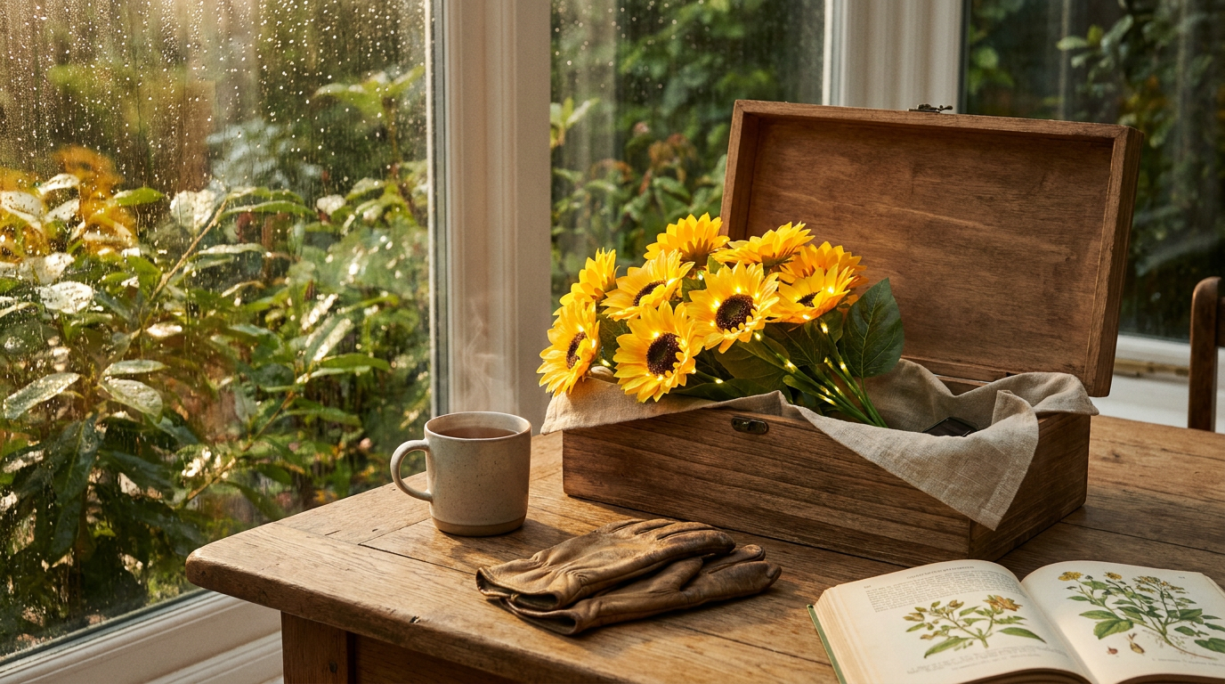 Sunflower Solar Lights Weatherproofing Performance Review
