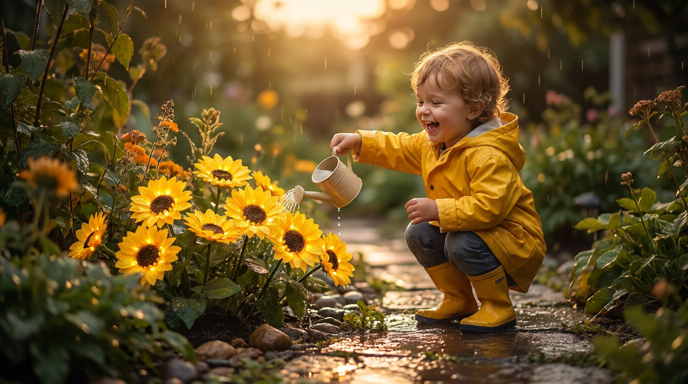 A 4-Step Setup for Waterproof Sunflower Solar Lights