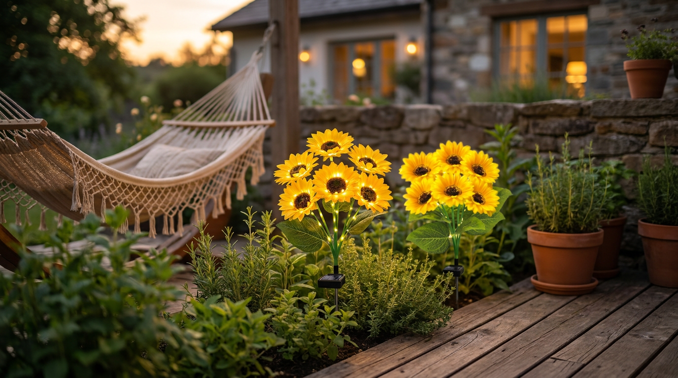 Why Use Sunflower Solar Lights for Garden Decor?