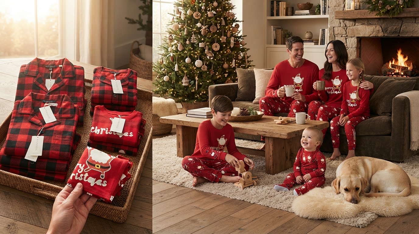 Choosing a Buffalo Plaid Christmas Family Matching Pajama Set