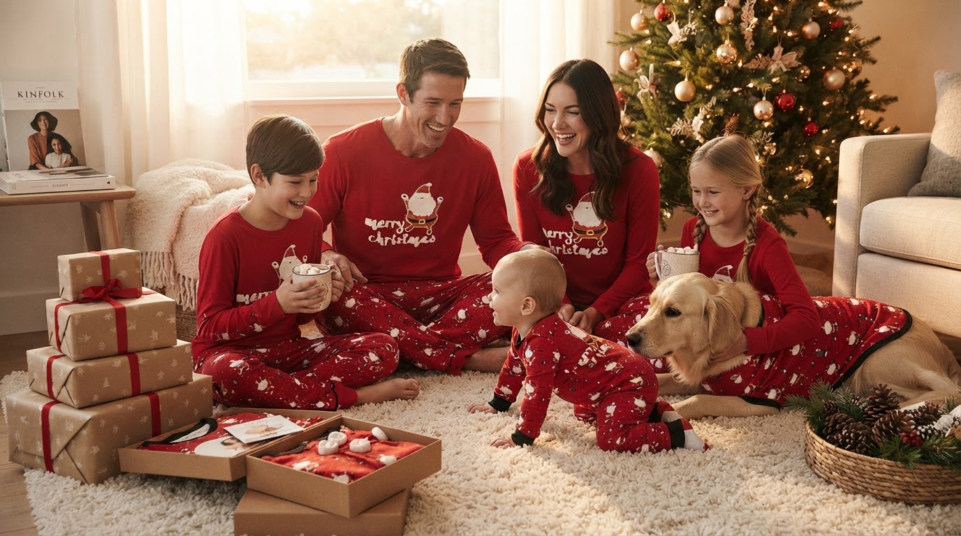 Customizing Your Christmas Family Matching Pajama Set