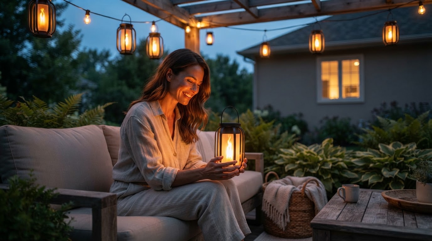 5-Step Setup for SolarFlame String Lights